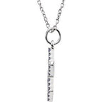 Accented Star of David Necklace or Pendant