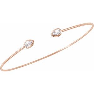 Accented Bangle Bracelet