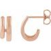 Double Stacked Hoop Earrings