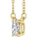 Oval 4-Prong Necklace