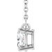 Oval 4-Prong Necklace