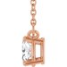 Oval 4-Prong Necklace