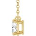 Oval 4-Prong Necklace