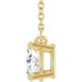 Oval 4-Prong Necklace