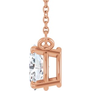 Oval 4-Prong Necklace