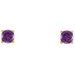 Round 4-Prong Youth Birthstone Stud Earrings