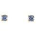 Round 4-Prong Youth Birthstone Stud Earrings