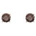 Round 4-Prong Lightweight Stud Earrings