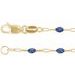 1.6 mm Enamel Bead Paperclip-Style Chain