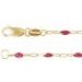 1.6 mm Enamel Bead Paperclip-Style Chain