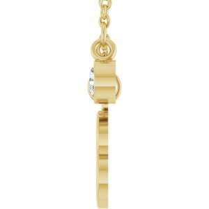 Accented Initial Necklace