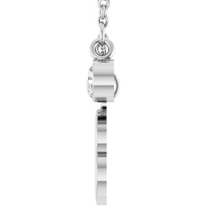 Accented Initial Necklace