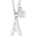 Accented Initial Necklace