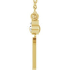 Accented Initial Necklace