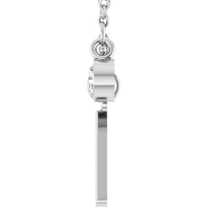 Accented Initial Necklace