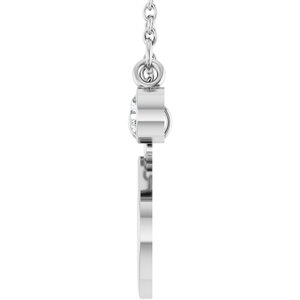 Accented Initial Necklace