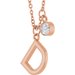 Accented Initial Necklace