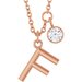 Accented Initial Necklace