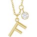 Accented Initial Necklace