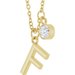 Accented Initial Necklace