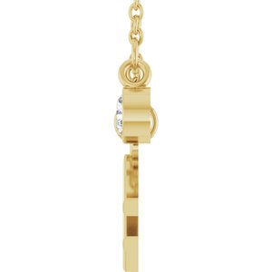 Accented Initial Necklace