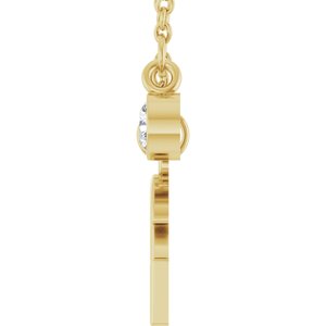 Accented Initial Necklace