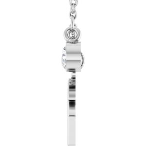 Accented Initial Necklace