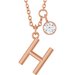 Accented Initial Necklace