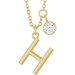 Accented Initial Necklace
