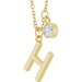 Accented Initial Necklace