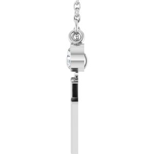 Accented Initial Necklace
