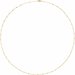 2.5 mm Light Paperclip-Style Starburst Mirror Chain