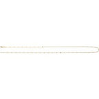 2.5 mm Light Paperclip-Style Starburst Mirror Chain