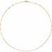 2.5 mm Light Paperclip-Style Starburst Mirror Chain