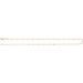 2.5 mm Light Paperclip-Style Starburst Mirror Chain