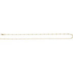 2.5 mm Light Paperclip-Style Starburst Mirror Chain