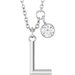 Accented Initial Necklace