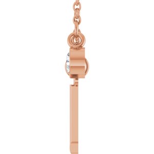Accented Initial Necklace