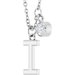 Accented Initial Necklace