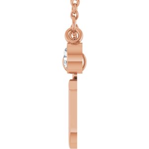 Accented Initial Necklace