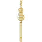Accented Initial Necklace