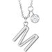 Accented Initial Necklace