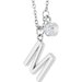 Accented Initial Necklace