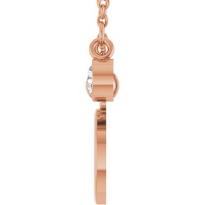 Accented Initial Necklace