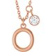 Accented Initial Necklace