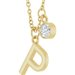 Accented Initial Necklace