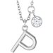 Accented Initial Necklace