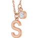 Accented Initial Necklace