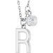 Accented Initial Necklace