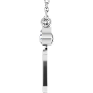 Accented Initial Necklace